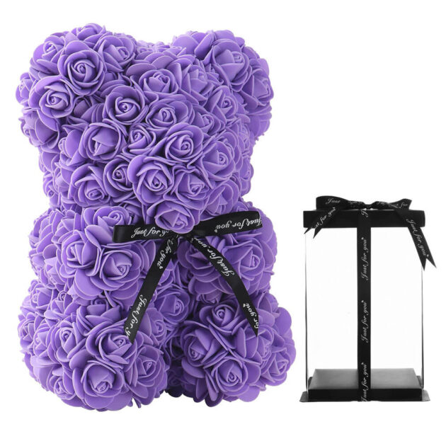 bear lilac rose